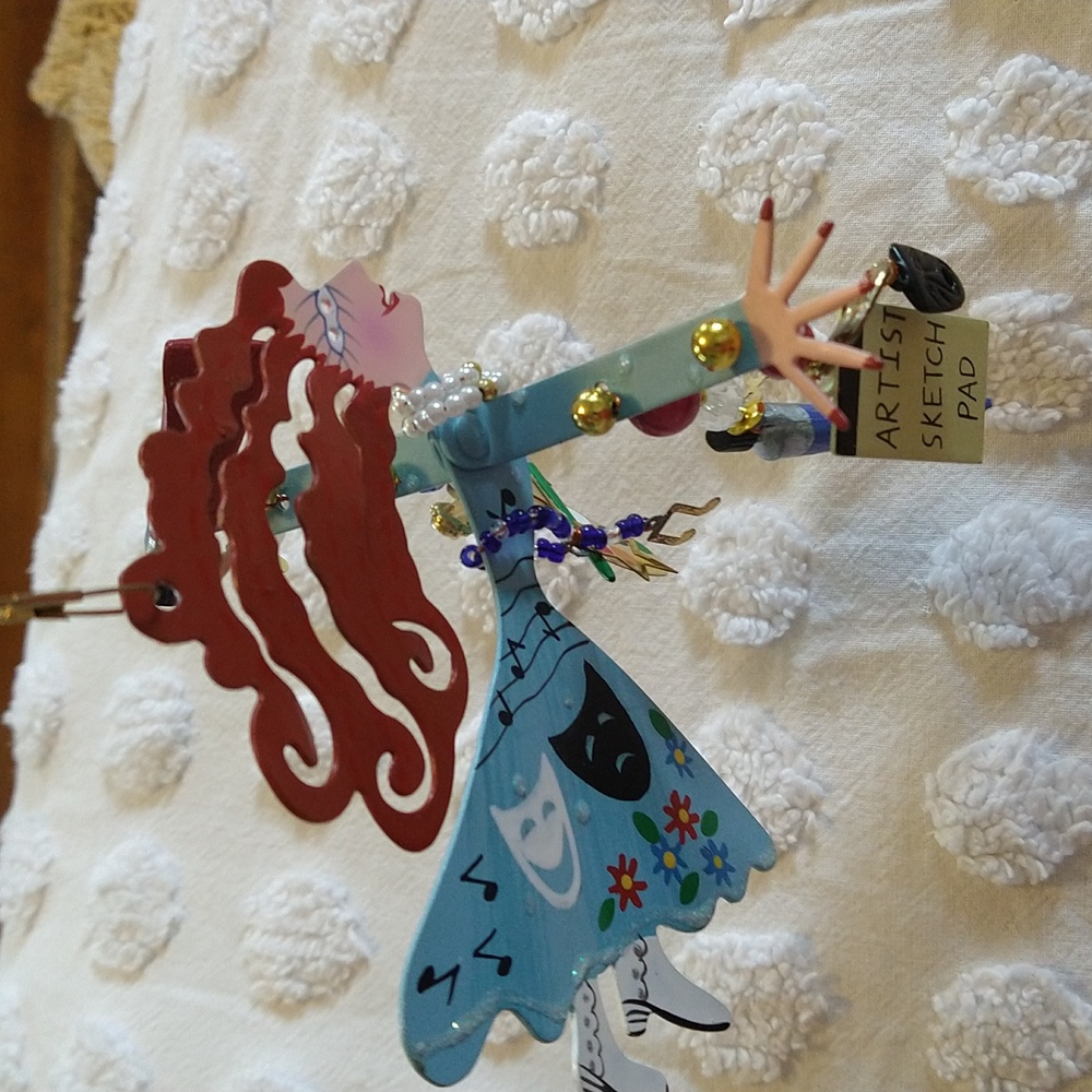 Vintage 2000 silvestri by Karen Rossi fanciful flight ornament NIB Artist